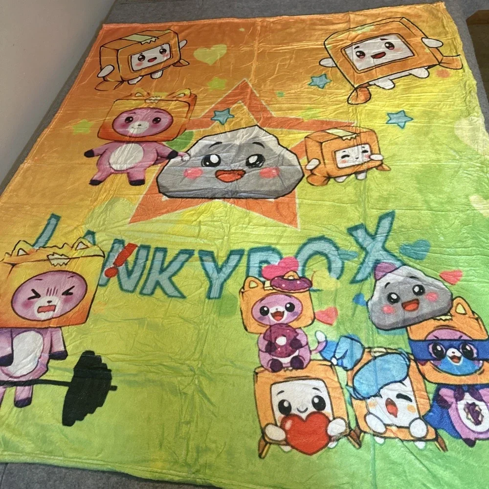 Lanky box Boxy Fleece Soft Blanket 50